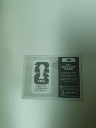 Carta Panini Mundial 26 - 00