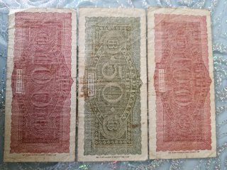 3 Banconote Storiche Italiane: 100, 50, 100 Lire