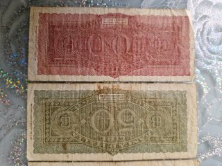 3 Banconote Storiche Italiane: 100, 50, 100 Lire