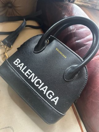 Bolso Balenciaga Ville negro y blanco
