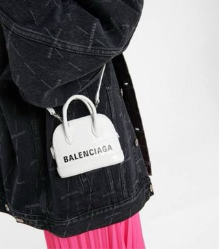Bolso Balenciaga Ville negro y blanco