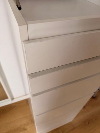 Cómoda Ikea MALM 6 cajones blanca
