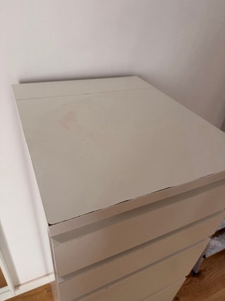Cómoda Ikea MALM 6 cajones blanca