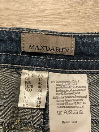 Pantalón vaquero recto Y2K