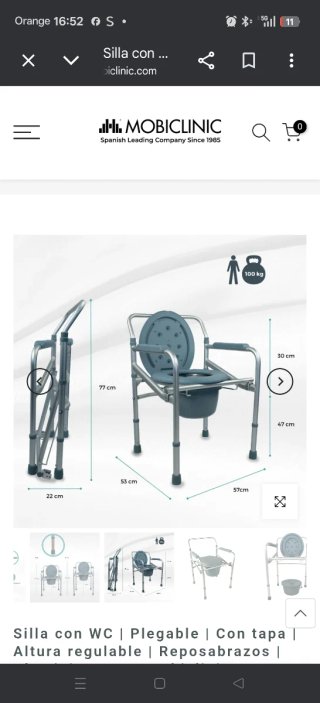 Silla para inodoro y ducha