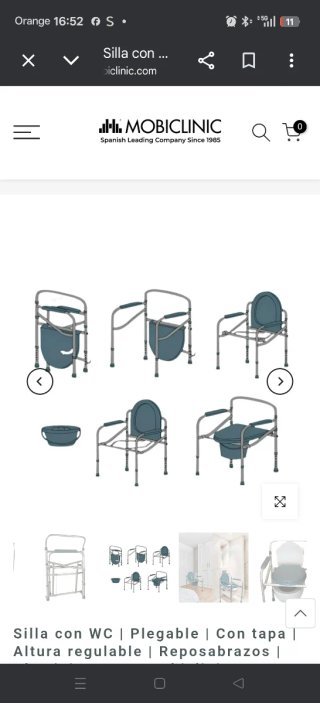 Silla para inodoro y ducha