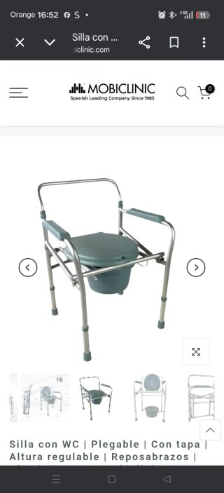 Silla para inodoro y ducha