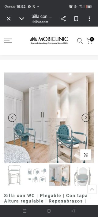 Silla para inodoro y ducha