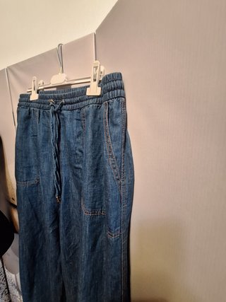 Zara Jeans Jogger Leggeri Nuovi Taglia L