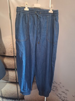Zara Jeans Jogger Leggeri Nuovi Taglia L