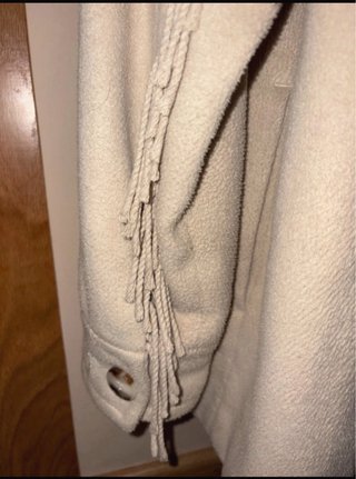 Chaqueta Lefties Beige Flecos Mujer