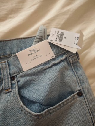 Bermudas Hollister Vaquero Claro Talla 40