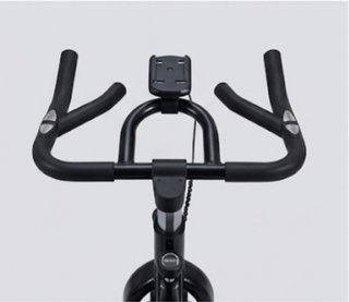 Bicicleta Estática Spinning Negra y Azul