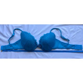 Conjunto sujetador y braguita encaje azul