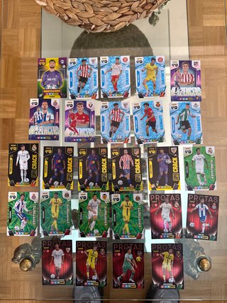 26 Cartas Adrenalyn XL Fútbol