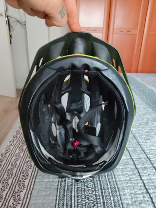 Casco Rock Rider Amarillo talla L