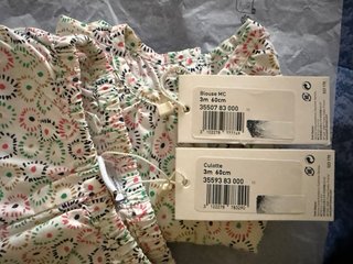 Completo 3 mesi bambina Petit Bateau
