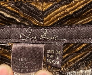 Pantalón campana micropana Y2K