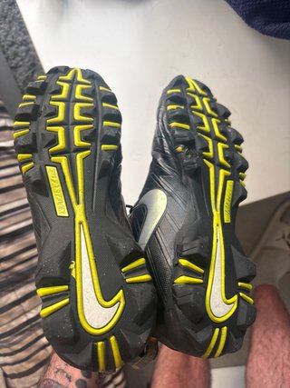 Botas Futbol Americano Nike Alpha Negras/Verdes