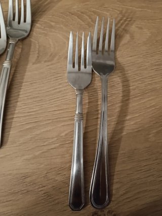 Set posate acciaio cucchiai e forchette vintage