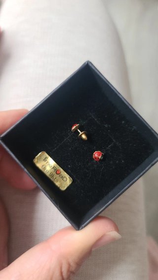 Pendientes bebé Time Road oro 9kts