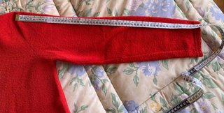 Jersey mujer invierno rojo
