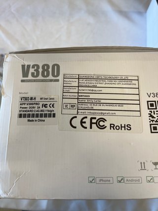 Cámara Inteligente V380