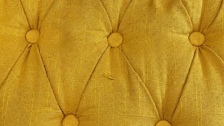 Banco de pie de cama amarillo 150cm