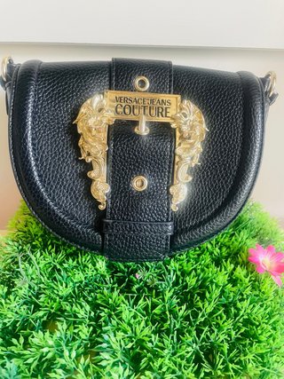 Borsetta Versace Jeans Couture nera e oro