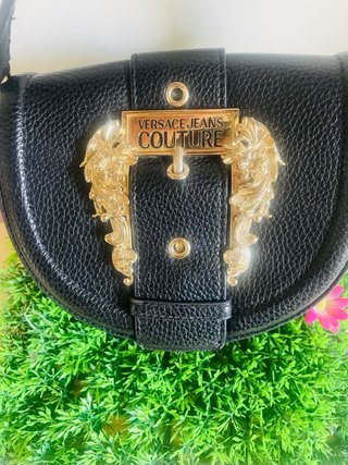 Borsetta Versace Jeans Couture nera e oro