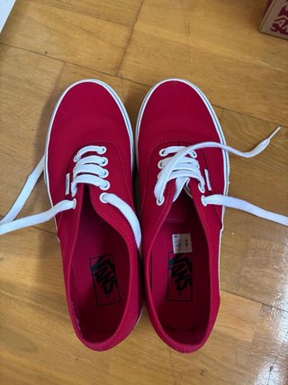 Zapatillas Vans Rojas Talla 39