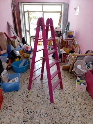 Escalera de madera 160 cm