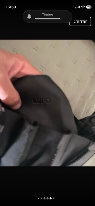 Bolso Lupo Piel Negro