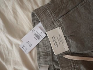 Bermudas Hollister Lino Talla M Gris