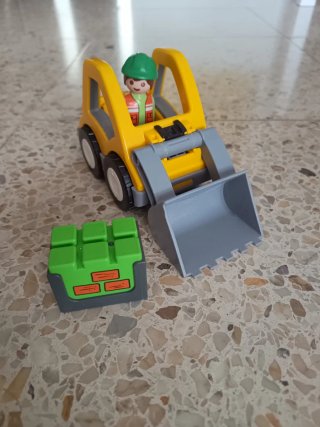 Cochecito Playmobil con figura