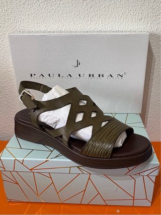 Sandalias Paula Urban Verde Kaki ñ