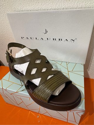 Sandalias Paula Urban Verde Kaki ñ