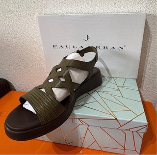 Sandalias Paula Urban Verde Kaki ñ