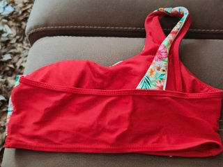 Bikini Mistral Talla S Estampado Floral Rojo