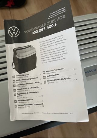 Nevera Portátil Volkswagen
