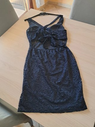 Vestitino in pizzo blu