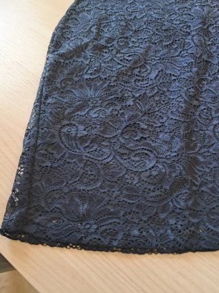 Vestitino in pizzo blu