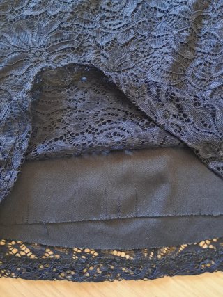 Vestitino in pizzo blu