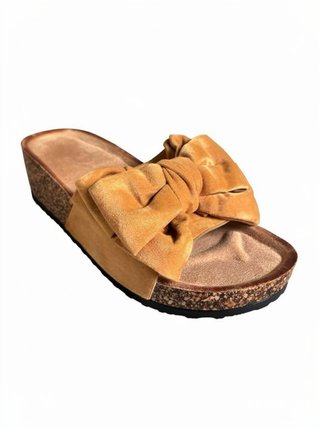 Sandalias Marrones con Lazo