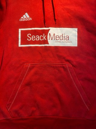 Sudadera Adidas Seack Media Vintage Y2K Roja