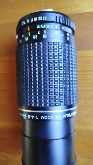 Pentax Zoom 80-200mm f4.5, un poquito hongos lente