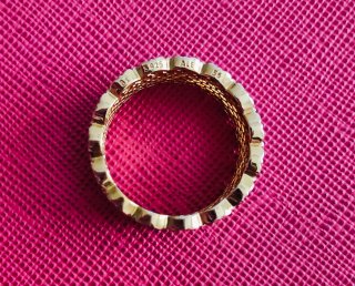 Anillo Pandora Panal con Cristales. Talla 56