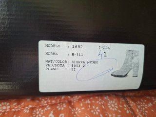 Botas de piel negras talla 41