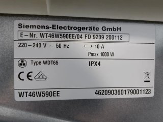 Secadora Siemens 8kg