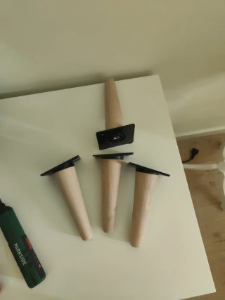 Urge Mudanza Mueble zapatero de madera.